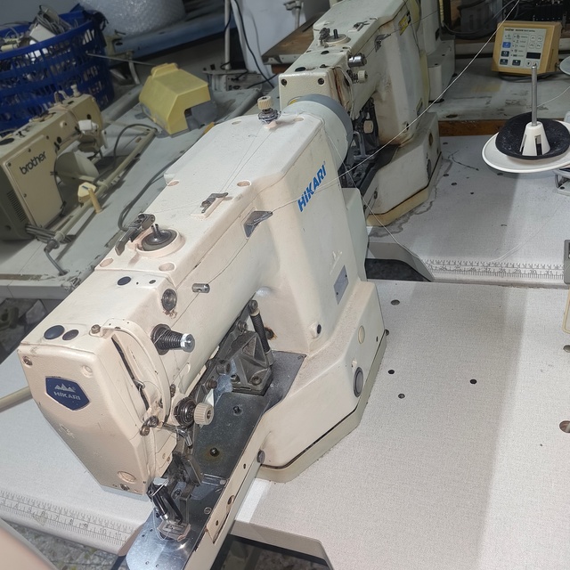 Used HIKARI Industrial Computer Sewing Machine HK-430D Knot Reinforcement Sewing Knitter with Core Motor Component