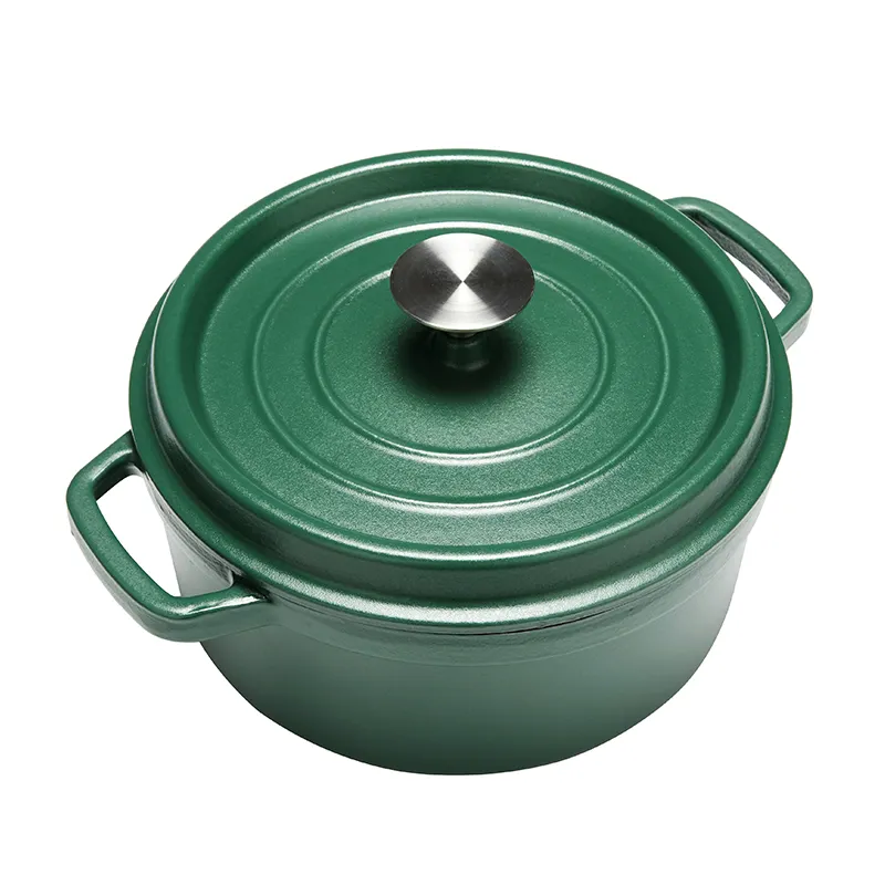 SJP233 Home Cookware food warmer casserole enamel soup pot nonstick cooking kitchen ware cast iron dutch oven