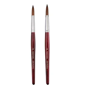 Kolinsky Acrylic Nail <b>Brush</b> 16# 18# Solid Wood Handle Professional Manicure <b>Brushes</b> for Powder Acrylic Application 24mm 25mm - Product Image 6