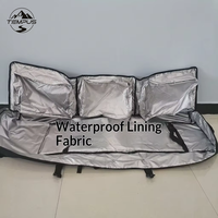 Housse de protection rigide pour snowboard, personnalisable, portable, légère, antivol, amovible, imperméable, entièrement rembourrée, sac de ski