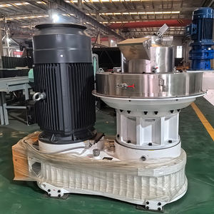 Machine automatique <span class=keywords><strong>de</strong></span> fabrication <span class=keywords><strong>de</strong></span> granulés <span class=keywords><strong>de</strong></span> bois pour sciure et déchets agricoles, conception à matrice annulaire, faible consommation d'énergie, production stable - Product Image 1