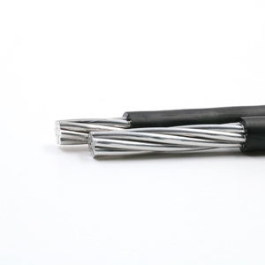 Meilleur prix 2x10mm <span class=keywords><strong>2x16mm2</strong></span> 25mm2 35mm2 2 noyau aluminium XLPE ABC câble torsadé Aeril Bundle fil ligne aérienne - Product Image 1