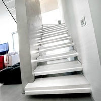 DAIYA 304 s. s En Acier Inoxydable Balustrade d'intérieur de Balustrade En Verre D'escalier Escaliers bricolage flottant escaliers de grenier