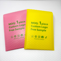 Enveloppes à bulles en polyco-extrusion de plusieurs couleurs vives, sacs de protection durables, épaisseur personnalisée, emballage logistique express
