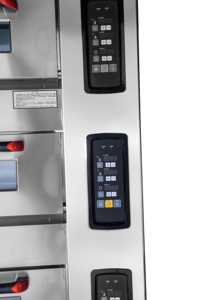 Four à Sole Professionnel en Acier Inoxydable 4 Niveaux 8 Plaques, Four de Boulangerie Commercial Électrique avec Contrôle par Micro-Ordinateur, pour Pain et Pizza – En Vente - Product Image 5