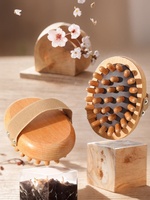 Brosse de massage en bois pour la cellulite, brosse corporelle sèche, outil de beauté pour la thérapie du bois, masseur corporel, brosse de drainage lymphatique
