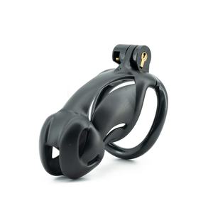 Gloednieuwe Viper Cobra lederen bondage mannelijke kuisheidsgordel CB slot penis voor seksspeeltjes BDSM gemaakt in <span class=keywords><strong>China</strong></span> - Product Image 4