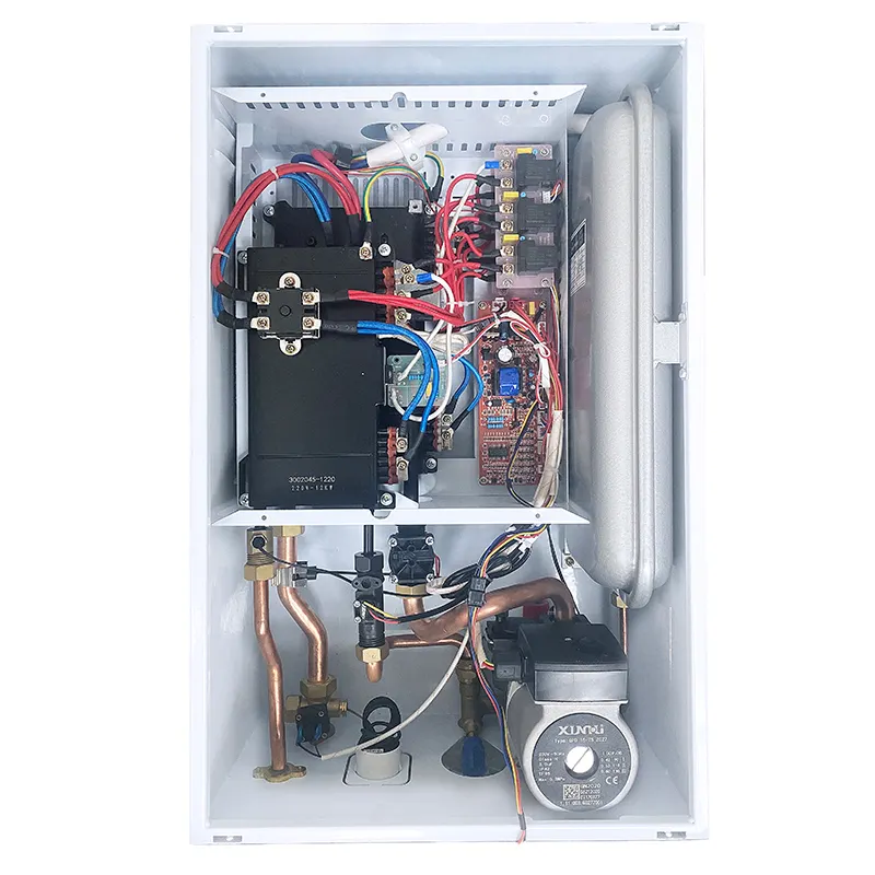 Chaudière de chauffage central combiné électrique 12kw à faible consommation électrique pour eau chaude domestique et radiateur