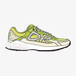<span class=keywords><strong>2025</strong></span> retro thời trang B30/giày thể thao cho nam giới chất lượng cao phản quang da chính hãng Sneakers ren-up đóng cửa lưới xu hướng thời trang - Product Image 1