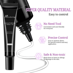 Gel de Uñas 4D 5D con Diamantes de Imitación, Gel Sólido Superadhesivo Sin Necesidad de Limpiar para Esculpir en 3D y Manicura - Product Image 2
