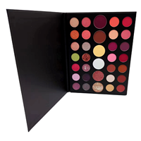 Professionnel 34 couleurs fard à paupières papier Palette multicolore étanche fard à paupières livre 26mm casseroles maquillage OEM cosmétiques