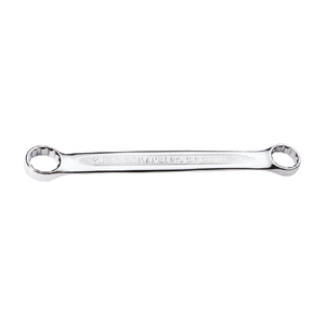 Llave de doble anillo recta de cromo vanadio, endurecida y templada, acabado satinado mate, herramienta manual profesional de varios tamaños - Product Image 1