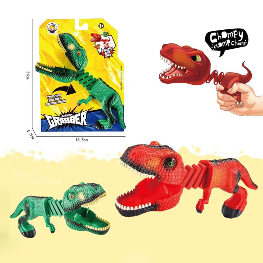 Hot selling kids party favor gifts plastic telescopic novelty animal stretch arm claw extendable hand grabber toys