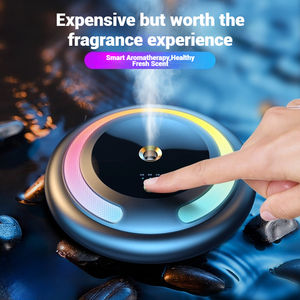 Wholesale Modern Customized Logo Car Smart <b>Diffuser</b> LED Light Zinc Alloy Portable USB Air Perfume <b>Essential</b> <b>Oil</b> <b>Diffuser</b> - Product Image 3
