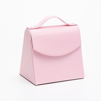Sac fait main en gros imprimé de logo personnalisé design de luxe boîte d'invitation de mariage en cuir PU velours