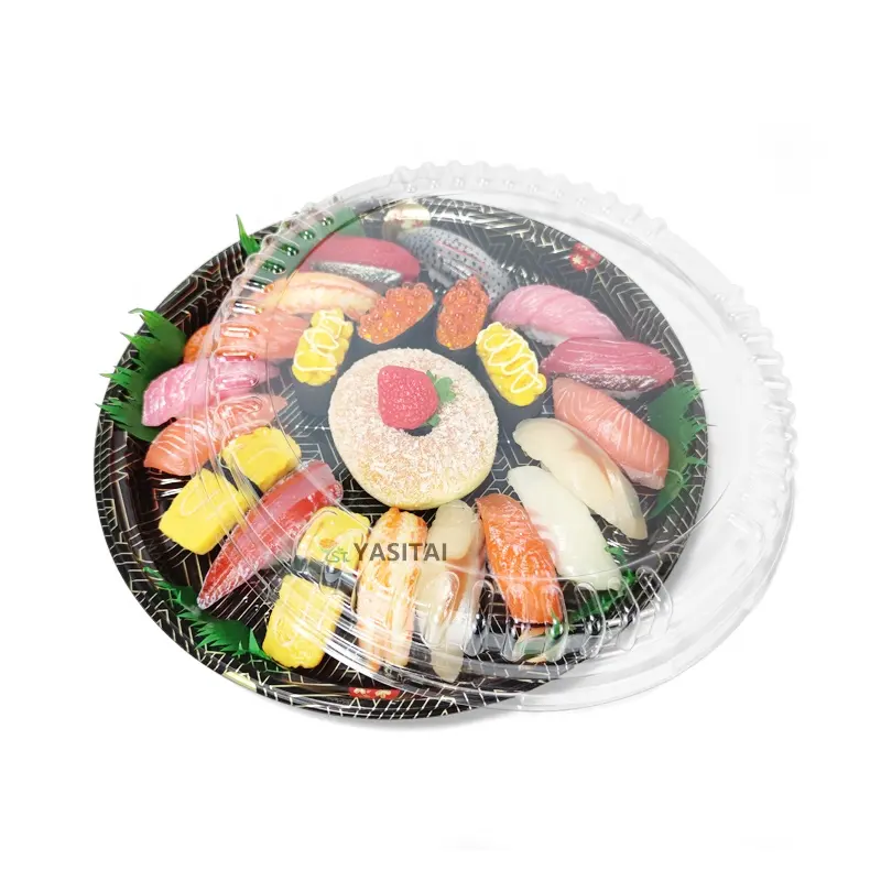 Best Verkopende Hete Chinese Producten Party Trays Ronde Sushi Trays