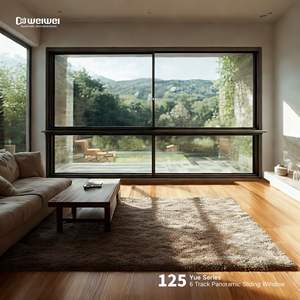 2025 Venda Quente Imagem Janela Grande Vista Janela Do Assoalho ao Teto Janela De Alumínio Quadro Fixo De Vidro Janelas Fenter - Product Image 6