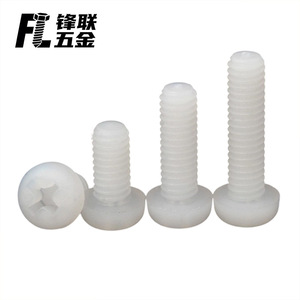 Fenglian Nylon Insulating <b>Plastic</b> Machine <b>Screws</b> M2 M2.5 M4 M5 M6 M8 Round Head Phillips Head GB818 Grade A - Product Image 2