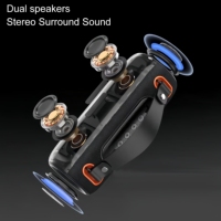 Altavoz Inalámbrico Profesional Mini para Exteriores, 30W, Sonido Estéreo, LED RGB, IPX6 Impermeable, TWS/USB/TF/AUX para Computadora y Hogar