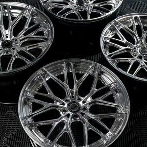 ล้อฟอร์จ XINLAI รุ่นใหม่ ขอบโครเมียม ดีไซน์หลายก้าน ขนาด 19-22 นิ้ว 5x112 5x114.3 5x120 ชุด 4 ชิ้น สำหรับและสำหรับ - Product Image 3