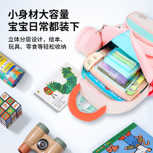 New Color Block Kindergarten <b>Backpack</b> for 3-5 Years Old, Cute Small <b>Backpack</b> for Boys & Girls, <b>School</b> & Outdoor Use - Product Image 4