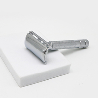 Rasiermesser Shenzhen Hersteller Luxus Custom Manual Doppel kante Sicherheit Handgemachte Aluminium Rasierklingen Rasierer