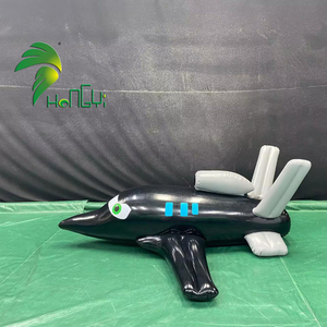 Sehr Lustiges Wasserdichtes PVC-Poolspielzeug Aufblasbares Flugzeug mit Individuellem Design Cartoon - Product Image 4