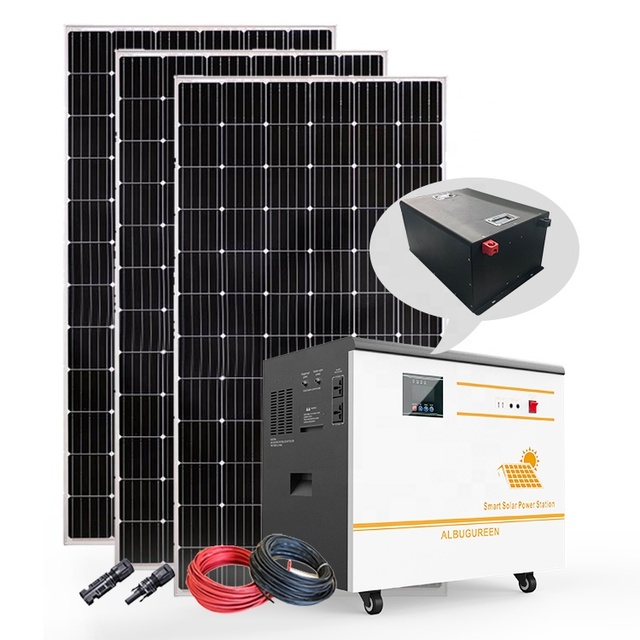 5000 Watt Solar Generator Solar Energy Power Bank All in One Photovoltaic Systems House Generator