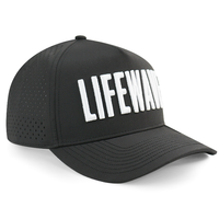 Casquette de baseball HS41 en gros OEM, broderie 3D en relief, 5 panneaux, perforée au laser, imperméable, avec logo personnalisé, pour sports de plein air