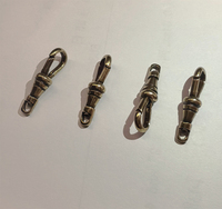 Fermoirs de bijoux en laiton Fermoirs de homard pivotants pour chaînes de montres de poche