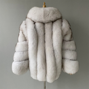 Cappotto di Pelliccia di Volpe Lungo e Voluminoso per Donna, Elegante e Caldo per l'<span class=keywords><strong>Inverno</strong></span> - Product Image 5