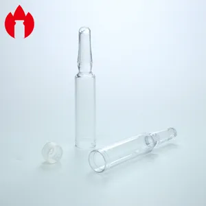 Ampoule cosmétique transparente en plastique PETG, 1 pièce, 2ml