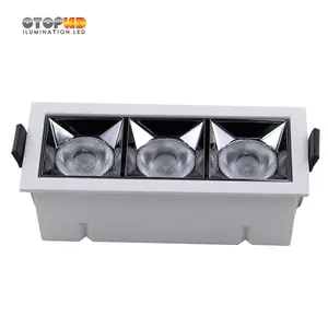 9W שקוע led ליניארי downlight hotsale led ליניארי זרקור תכליתי קרן זווית