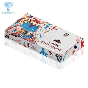 Emballages personnalisés en papier cadeau blanc de qualité alimentaire recyclable pour barres chocolatées - Product Image 3