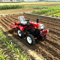Tractor Agrícola Equipado con Salida Hidráulica de 12hp, 15hp, 18hp, Compatible con Varios Implementos Agrícolas Pequeños para Diferentes Necesidades de Operaciones Agrícolas