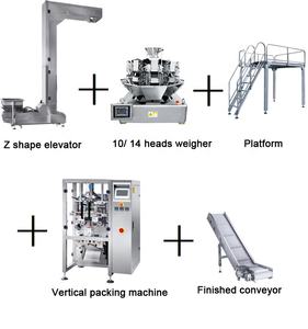 Vffs วันที่พิมพ์ถุงพลาสติกชิปถั่วลิสงเครื่องบรรจุภัณฑ์อัตโนมัติ - Product Image 6