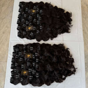 Paquets de cheveux cambodgiens bruts de qualité non transformés vendeur en gros cheveux de temple bruts indiens cheveux alignés sur les cuticules de vison - Product Image 2