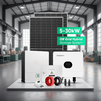 Système solaire complet pour maison, 30 kW, 3 kW, 5 kW, 10 kW, système de panneaux solaires résidentiels complet, ensemble complet pour maison, télévision et réfrigérateur