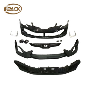 I-PACK Tự Động Phụ Tùng Cơ Thể Kit Xe Phía Trước <span class=keywords><strong>Bumper</strong></span> Cho Toyota Mark X 2013-2018 Xe Phía Trước <span class=keywords><strong>Bumper</strong></span> Lip Lưới Tản Nhiệt Spoiler Bộ Phận Cơ Thể - Product Image 2