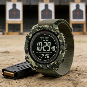 Multifunctional Digital Sports Watch for Men Outdoor Sports Countdown Compass Weather Forecast Men's Alarm <b>Clock</b> Watch Wholesale - Product Image 1