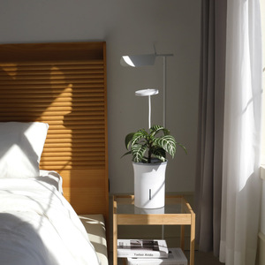 Lampe <span class=keywords><strong>Led</strong></span> de croissance de plantes de luxe Pot de fleurs vertical créatif à arrosage automatique Pot de fleurs décoratif <span class=keywords><strong>intérieur</strong></span> - Product Image 6