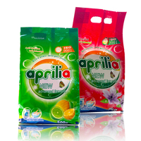 Vente en gros d'échantillon gratuit de lessive en poudre domestique 500g 1kg de détergent en poudre liquide avec parfumé