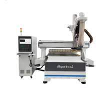 ATC Heavy Duty 1325 Anidamiento Cnc Máquina de corte de madera Enrutador de madera 3 Axis Atc Cnc Router Machine para muebles 1325 1530 2030 2040