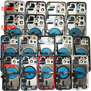 Carcasa Trasera de Repuesto con Diseño de Barra de Vidrio para iPhone 13 Mini/13/Pro/Pro Max, Ensamblaje de Chasis con Marco Central - Product Image 2