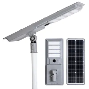 50W 80W 100W 8m solar street light system dusk to dawn integrated led solar lights outdoor street