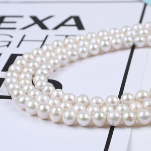 Wholesale 9-10mm White Freshwater <b>Pearls</b> Natural <b>Loose</b> <b>Pearls</b> for DIY Jewelry Zhuji Accessories Materials - Product Image 4