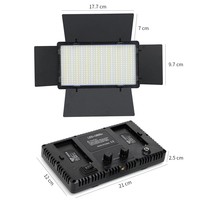 Lumière de photographie professionnelle U800, gradation 3200-5600K, caméra, prise de vue intérieure et extérieure, diffusion en direct, lumière de remplissage LED