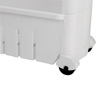 Support de rangement en plastique à trois niveaux, accessoires droits, étagères d'angle amovibles, pour la cuisine, la salle de bain