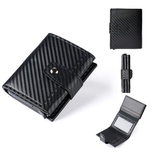 Tarjetero triple plegable de 7 pulgadas con RFID antirrobo y dispensador automático para tarjetas de crédito, uso diario - Product Image 2
