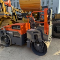 Rodillo Compactador Usado de Gran Rendimiento Hamm HD50 de 5 Toneladas, Mini Rodillo Compactador de Segunda Mano Hamm HD50 en Buenas Condiciones